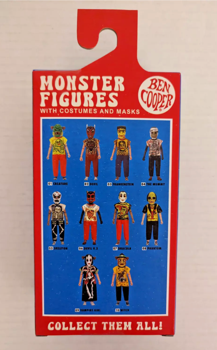 NECA Ben Cooper Witch Action Figure With Costume And Mask #10 NEW