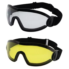 Global Vision Flare Motorcycle Goggles For Men Or Women Polycarbonate One-Piece