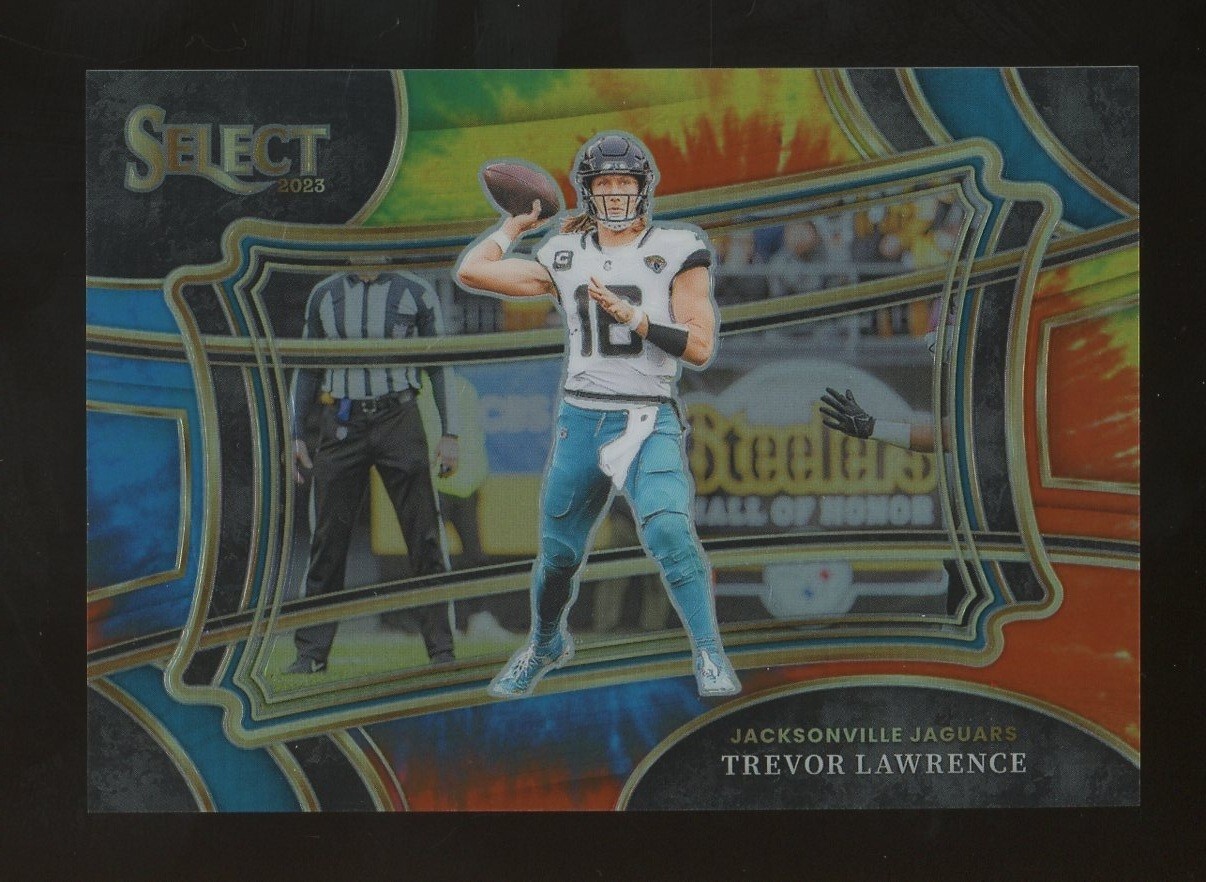 2023 Select Field Level Tie-Dye Prizm #343 Trevor Lawrence Jaguars 2/25