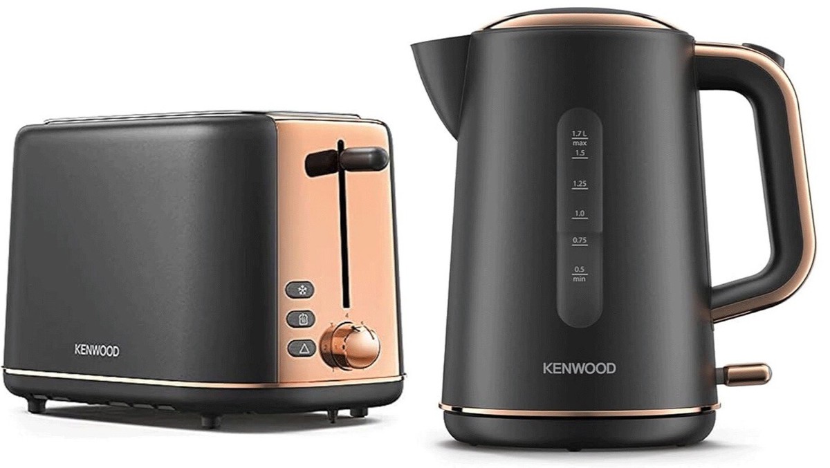 Kenwood ABBEY LUX Water Jug Kettle 3KW Slice Toaster