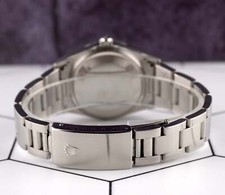 Rolex 34mm Oyster Perpetual Stainless Steel Baby Blue Dial Watch 14010 5