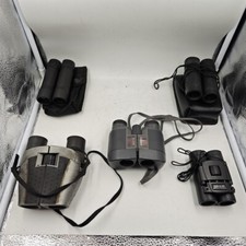 Lot of 5 Used Binoculars - Various Models, Working Condition
