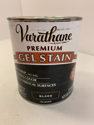 Varathane 358176 Premium Gel Stain, Quart, Black (Pack of 1)