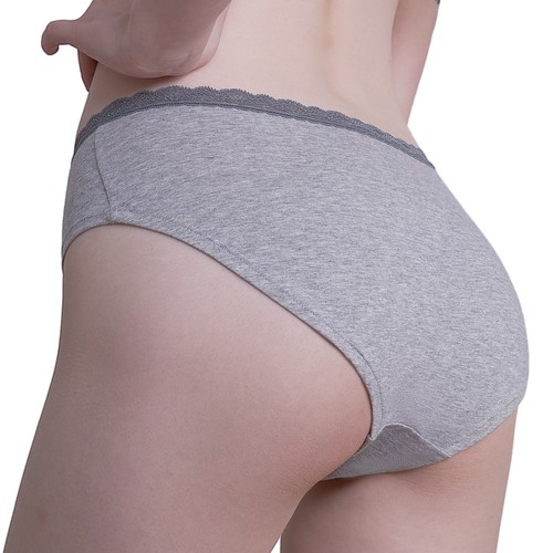 6PK Womens Cotton Underwear Lace Hipster Panties Briefs Assorted Colors - Picture 6 of 8