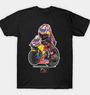 Nicky Hayden 69 Cartoon T-Shirt, Nicky Hayden 69 Cartoon Crewneck Sweatshirt T33