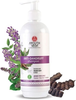 Anti-Schuppen Shampoo 300ml - Vegane Kopfhautpflege & gesunde Haarwachstumsformel