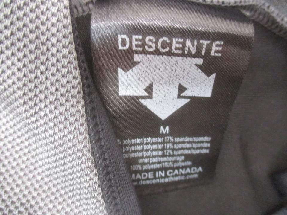 DESCENTE Size M Mens Black Mesh Inner Pad Compression Cycling Bib Shorts 634 - Image 4 of 4