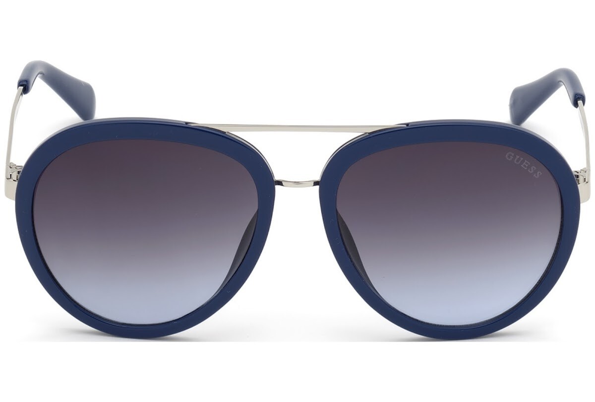 Guess GU9200 90W Темно-синяя пластиковая оправа для солнцезащитных очков-авиаторов с зеркальными стеклами 51-15-130 19090₽