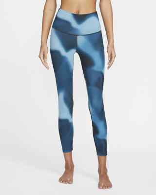 Nike Yoga Women's Marina Gradient-Dye Hi Waist 7/8 Leggings (DM7015-404)  S/L/XXL | eBay