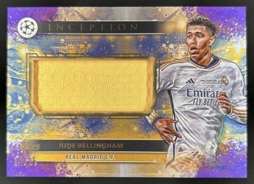 2024-25 Topps Inception Jude Bellingham Wembley Warmup Jersey Purple #/25