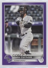 2022 Topps Series 2 Purple Chris Owings #462 0dc2