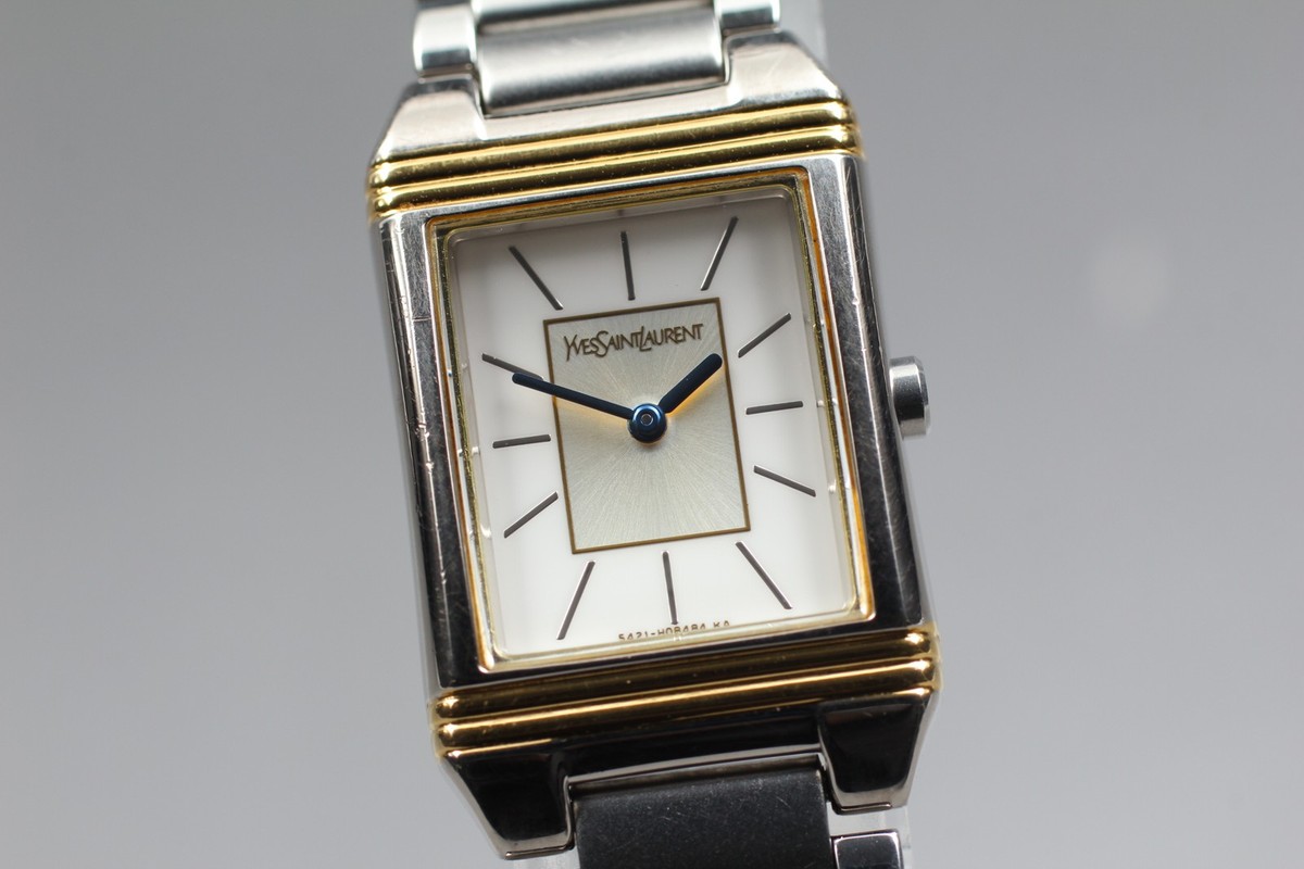 Yves saint Laurent サンローラン 5421-H04732Y Near MINT] Yves Saint Laurent 5421-H04732Y Quartz Women's