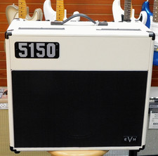 2025 EVH 5150 Iconic Series 40W 1x12 Guitar Combo Amp Footswitch Ivory Finish 