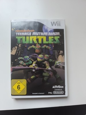 Nintendo Wii Teenage Mutant Ninja Turtles Nickelodeon