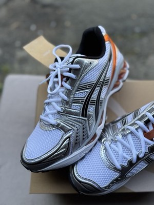 Asics Gel-Kayano 14  White Piquant Orange  | 1201A019 109 | Size US 10 M