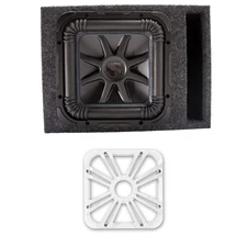 Kicker L7S12 Solo-Baric Subwoofer Vented Box with White LED Grill