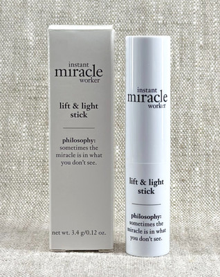 Philosophy Instant Miracle Worker Lift & Light Stick HTF Rare Discontinued NIB