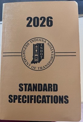 Indiana Department Of Transportation, Standard Specifications 2026 (INDOT)