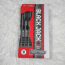 NWT Harrows Black Jack Steel Tip Darts