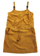 Urban Outfitters Rust Orange Silky Pocket Buckle Apron Tank Dress Medium