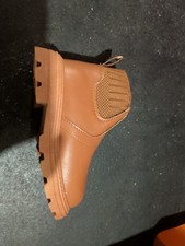 Toddler Winter Boots Faux Suede Soft Size 4/5 Brown