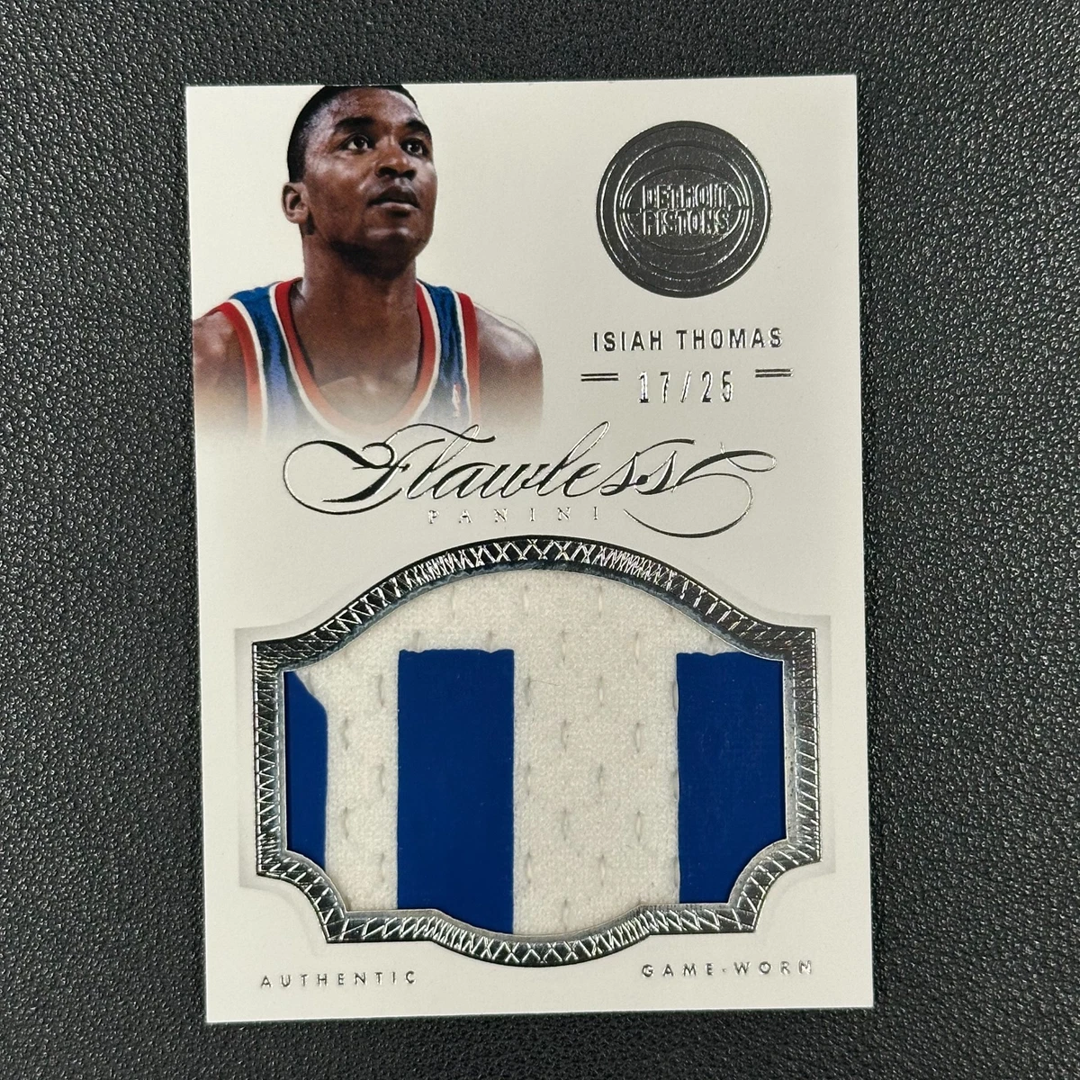 Panini Isiah Thomas Basketball Autographed Sports Trading Cards 