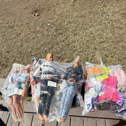 Vintage 1960’s Ken Doll Lot With  Barbies Clothes & Accessories & Cases