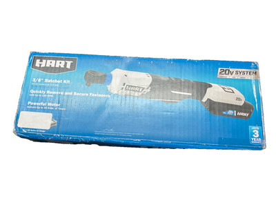 New HART HPRT01B 20v 20 Volt 3/8  Ratchet Open Box  (TOOL ONLY) Wrench