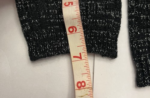 No Boundaries Black Sparkling Knit Leg/ Boot Warmers 2 pairs - Picture 3 of 4