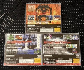 Lot 3 Sega Saturn Shining Force III Scenario 1 2 3 NTSC-J RPG Games From Japan