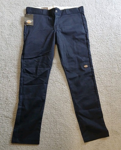 Dickies WP811 Men's Skinny Straight Double Knee Work Pant 34x30 New
