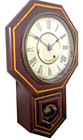 8 Day Seth Thomas Walnut Schoolhous Regulator Wall Clock-- Original Throughout — photo 4