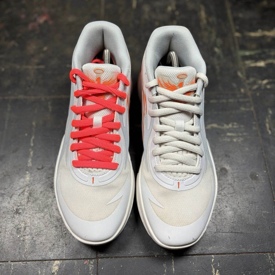 Puma MB.02 LaMelo Ball "Gorange" Basketball Shoes Size 6Y Youth Sneakers - Image 3 of 4