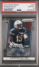 2013 Panini Prizm Rookie Autograph #252 Keenan Allen PSA 10 Chargers!
