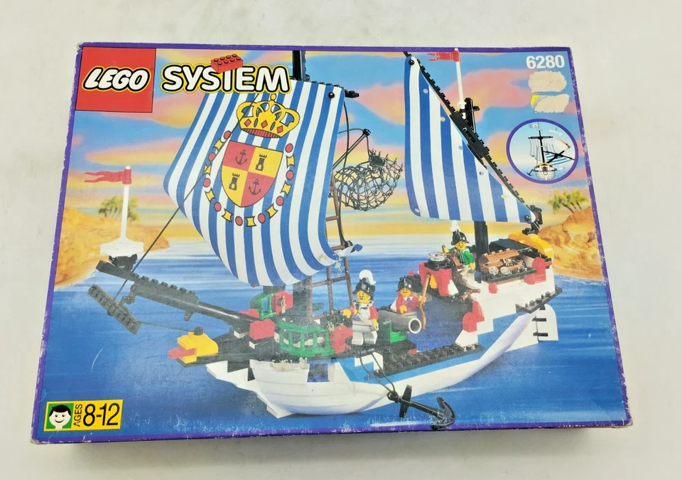 LEGO 6280 Armada Flagship ONLY BOX EMPTY OVP Vintage Retro Pirat Pirates - Bild 2 von 4