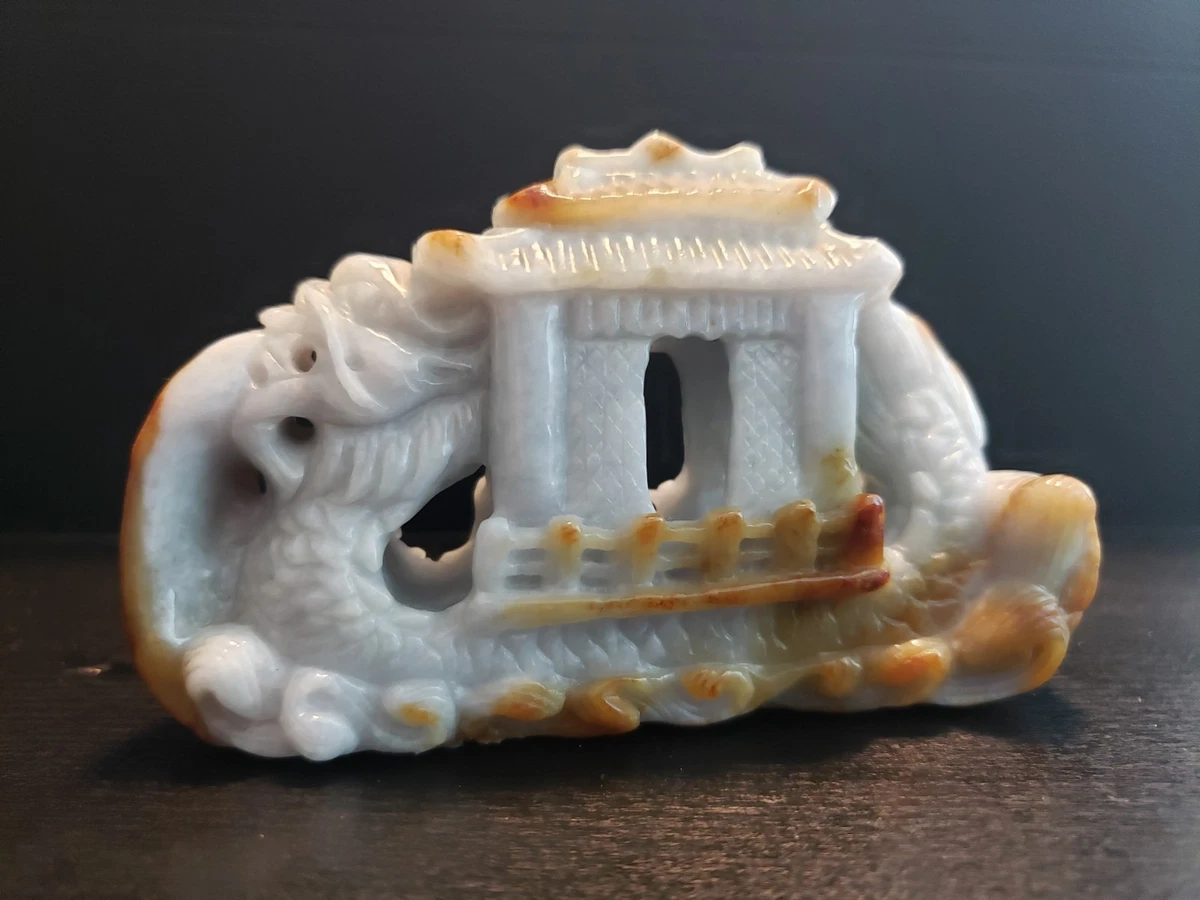 玉石古董中国龙雕像、雕像| eBay