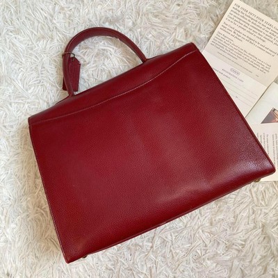 Vintage Coach 4414 Red leather Madison Copley Kelly 2Way Shoulder 