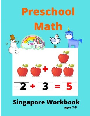 Singapore Math Preschool Workbook Ages 3-5: Math Activity Book For Kids (Tracing