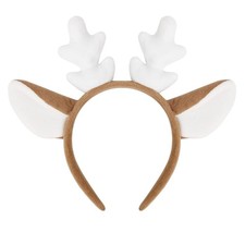 Deer Antlers Headband, Reindeer Antlers Headband Women for Christmas Hallowee...