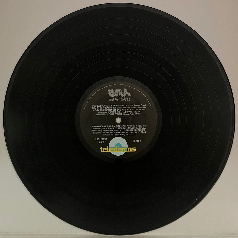 BAILA LAS DE CAJON, FEAT. LOS SONOR'S + MORE, 1987 MEXICAN LP ALBUM - Image 4 of 4