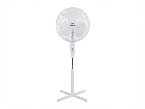 16-inch Electric Pedestal Fan, Floor-Standing, Oscillating, 4-Speed