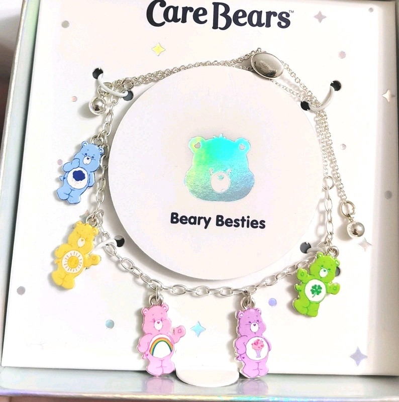 Care Bears Beary Besties Best Friends Adjustable Friendship Bracelet NIB