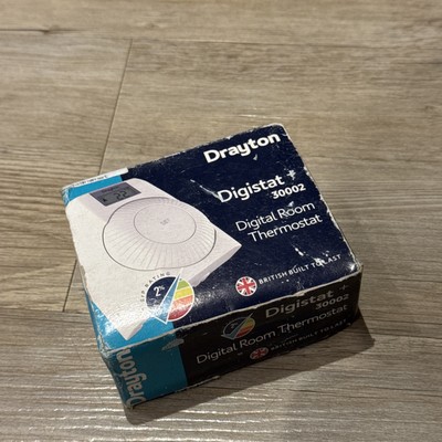 Drayton Digistat+ 30002 Digitales Raumthermostat inkl. Rückplatte MwSt. Reg d