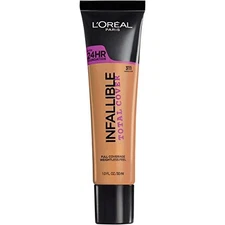 L'Oreal Paris Infallible Total Cover Foundation, 311 Creme Cafe, 1 fl. oz.