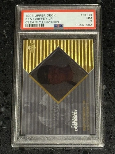 1998 Upper Deck Clearly Dominant #CD30 KEN GRIFFEY JR Mariners HOF PSA 7 NM