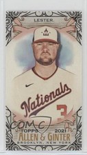 2021 Topps Allen & Ginter's Mini Black Border Jon Lester #181