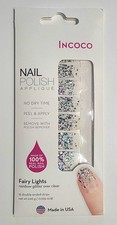 Incoco Nail Polish Strips, Fairy Lights, GLITTER, New In Box, READ!!!
