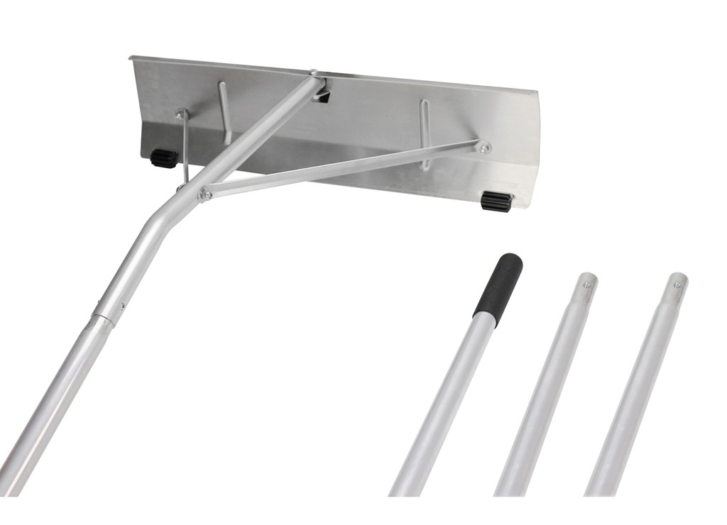 Extreme Max 5600.3207 Shingle-Saver 21' Roof Aluminum Snow Rake 7" x 24" Blade