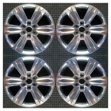 Set 2015 2016 2017 2018 2019 2020 Ford F150 F-150 Oem Polished Wheels Rims 10004 Set 2015 2016 2017 2018 2019 2020 Ford F150 F-150 Oem Polished Wheels Rims 10004