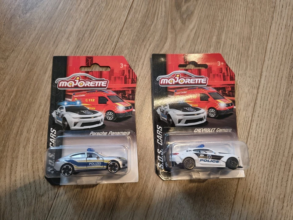 2er Set Majorette Polizei Autos Neu - Bild 1 von 1